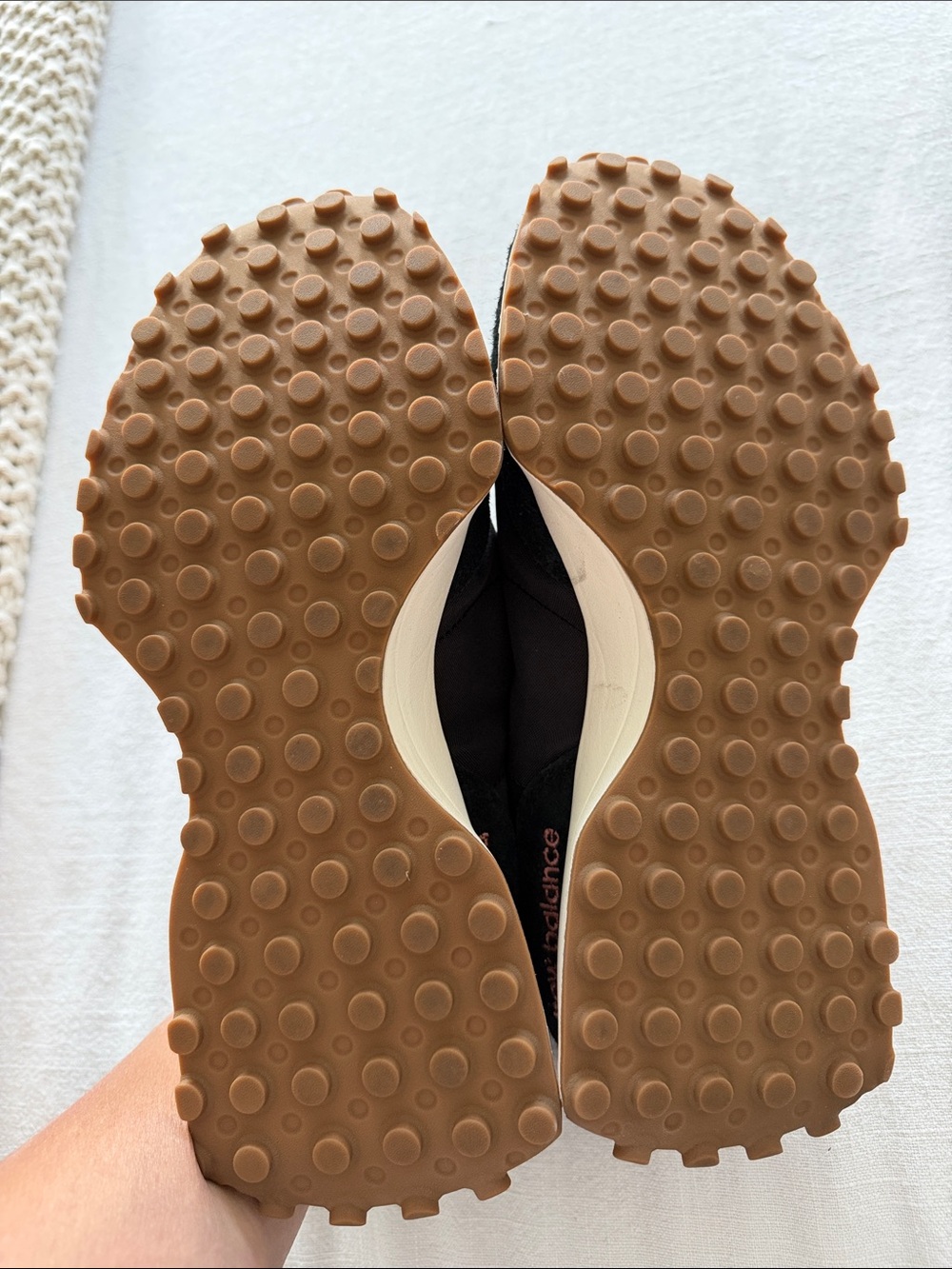 New Balance Black White & Gum Trail-Inspired Sneakers - Picture 5 of 5